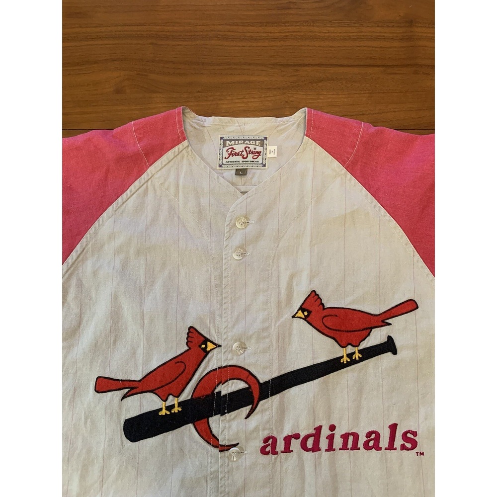 Vintage St. Louis Cardinals Cooperstown Collection Jersey Mens L Mirage 1934